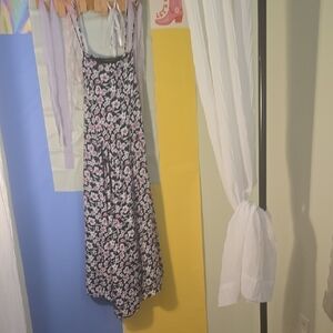 Banana Republic Black Floral Dress